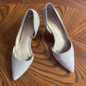 Tan suede old navy pumps 9.5